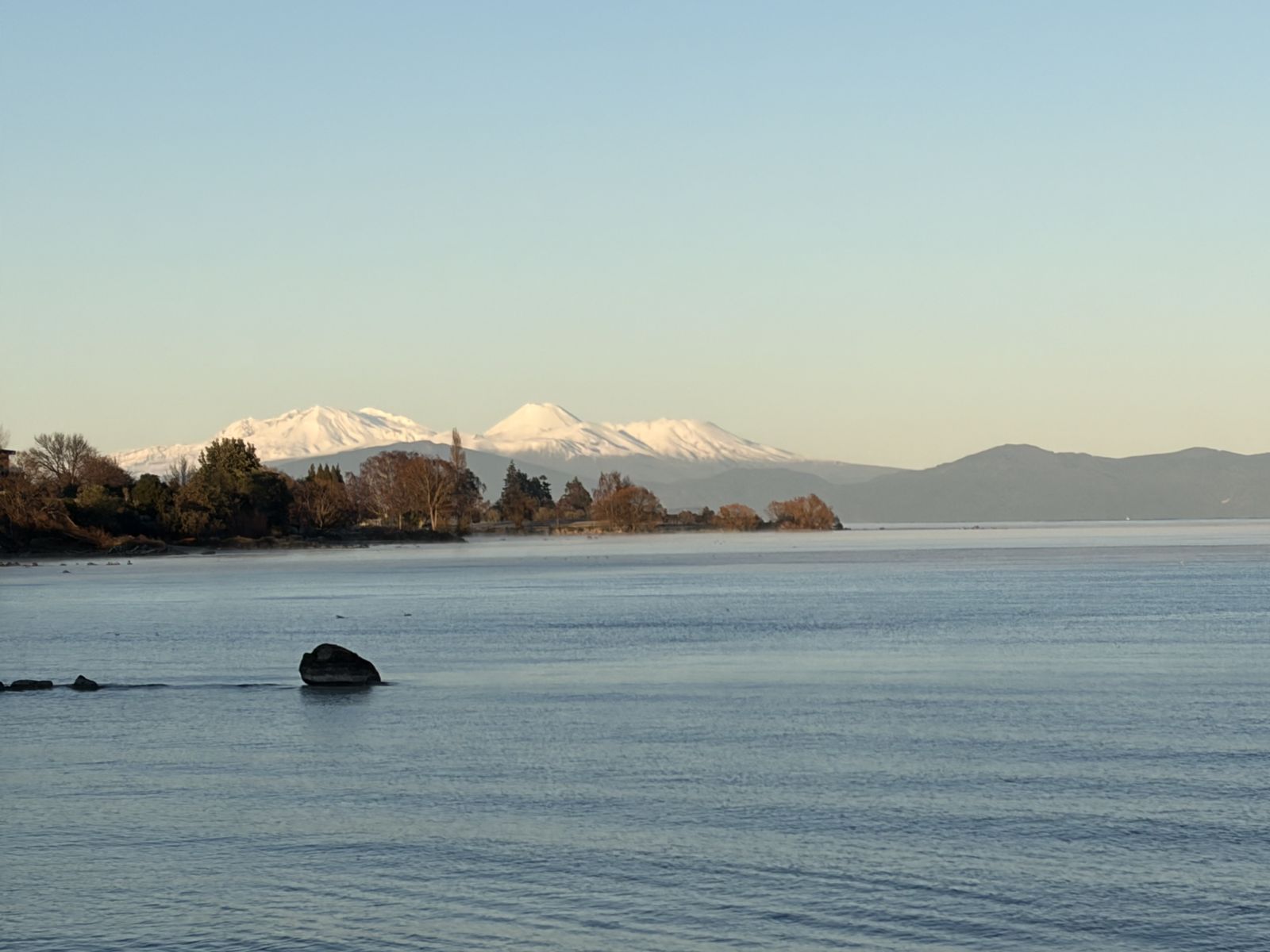 Morning lake walk near Kokomea