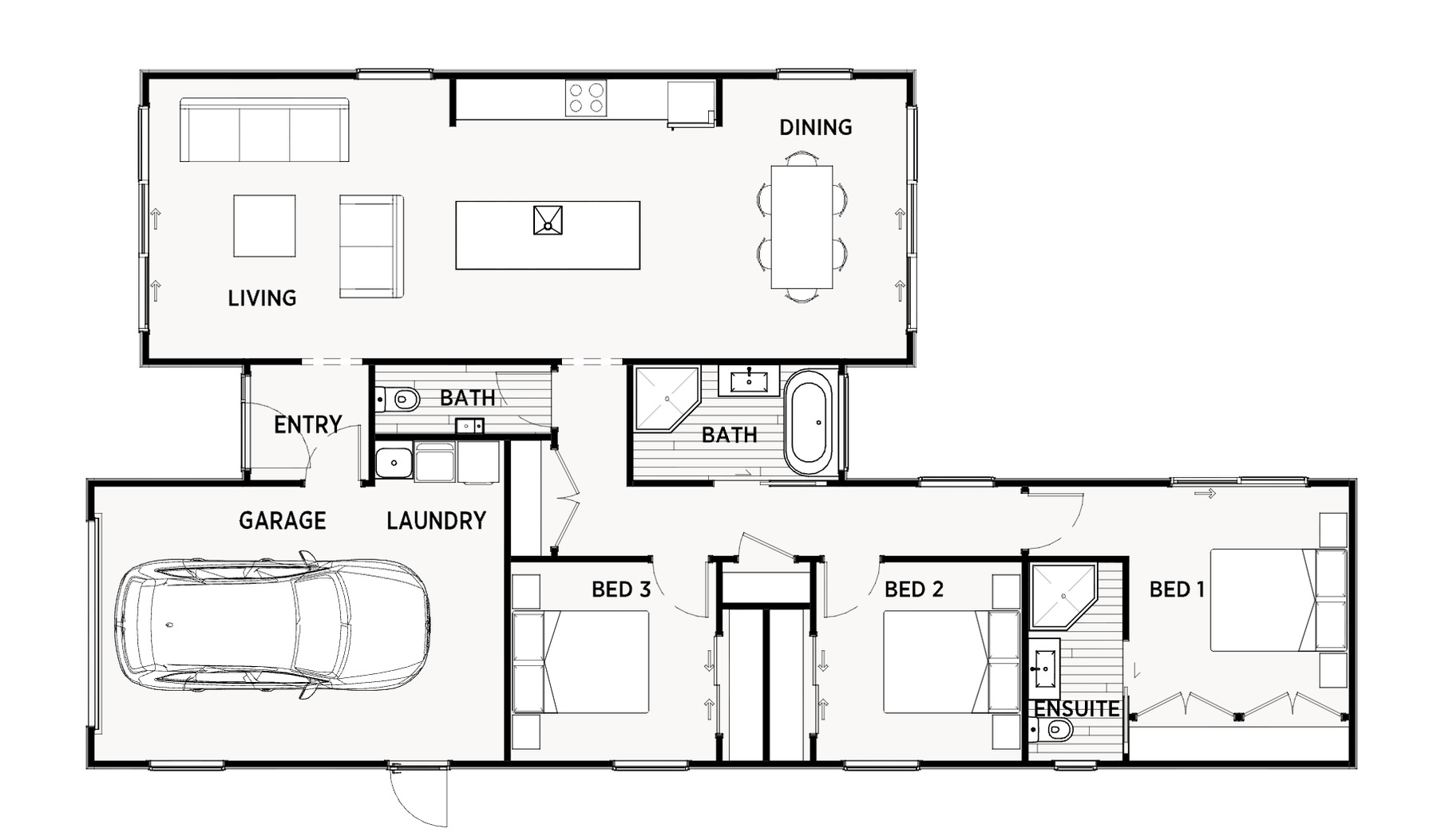 Floor plan, 10 Pohutukawa Road