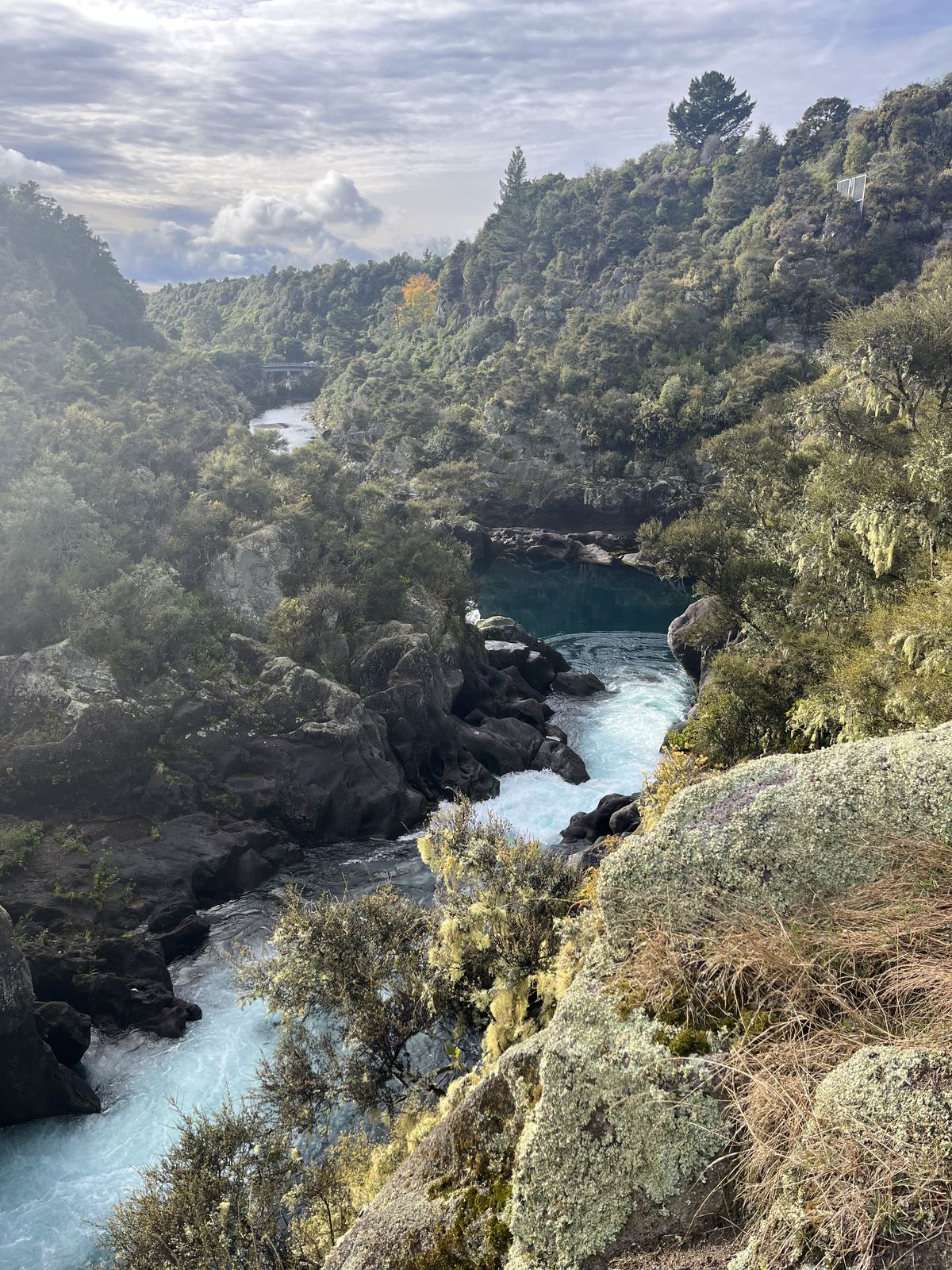 Aratiatia Rapids as the dam gates open