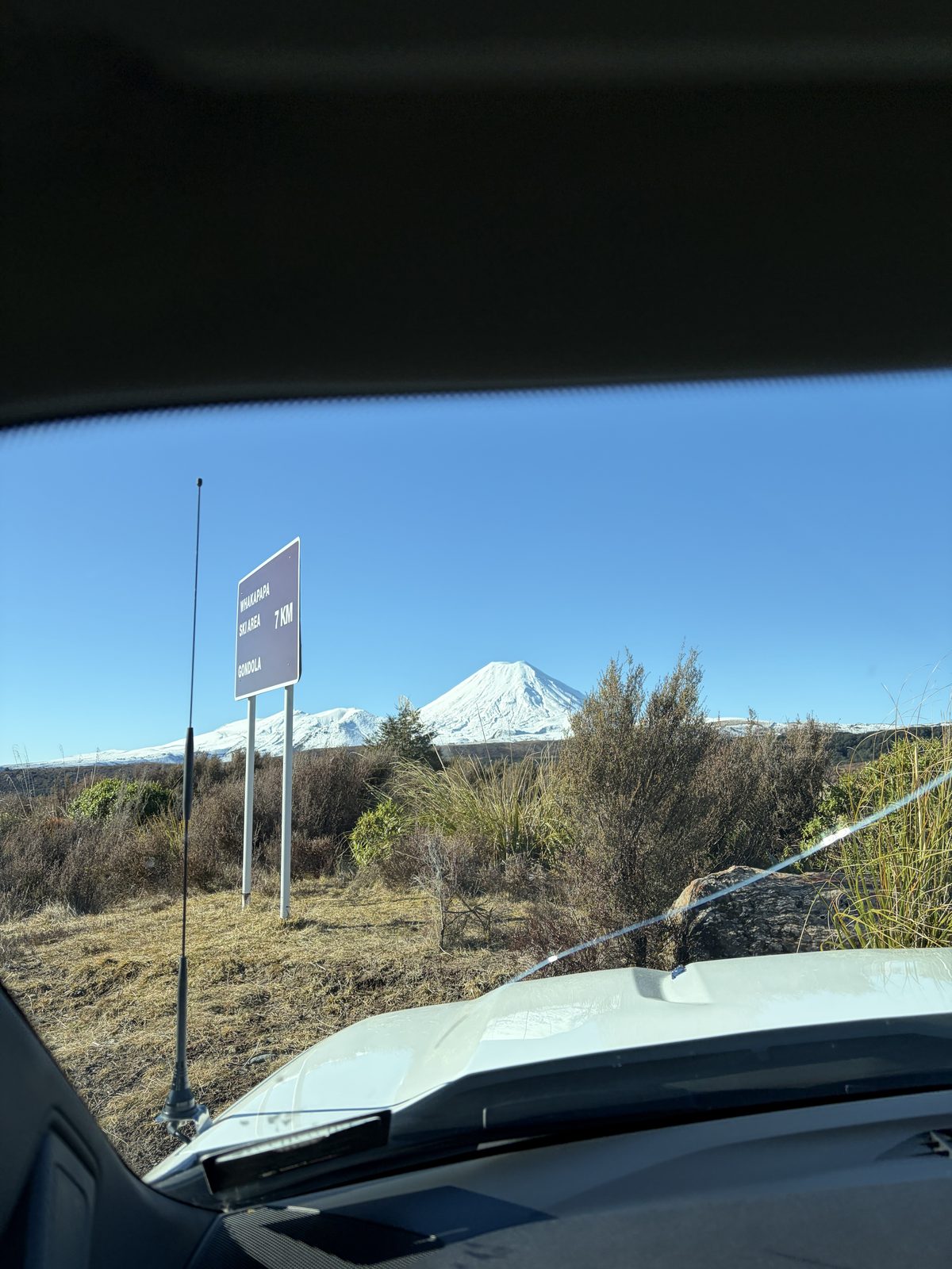 Whakapapa Ski Area sign